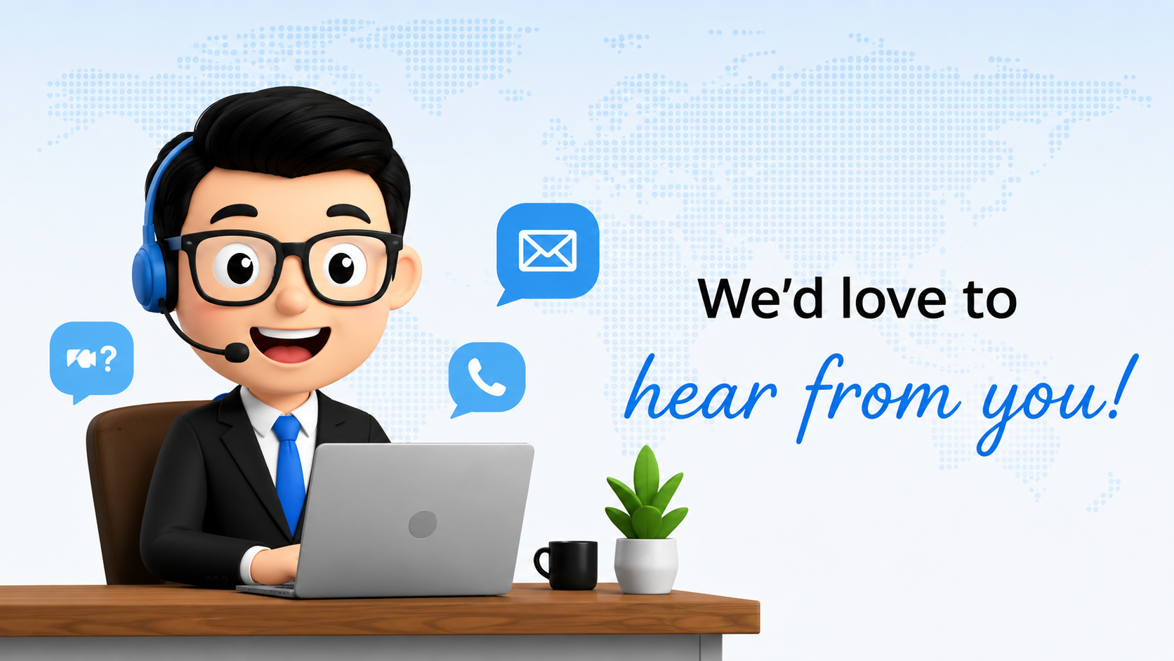 LMIIT customer support and contact illustration