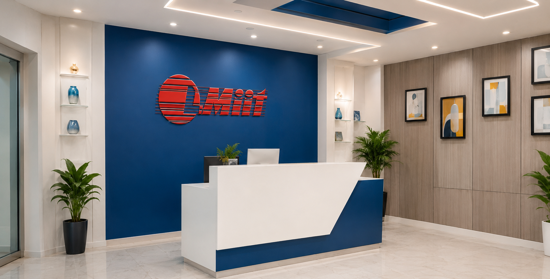LMIIT reception and learning centre interior